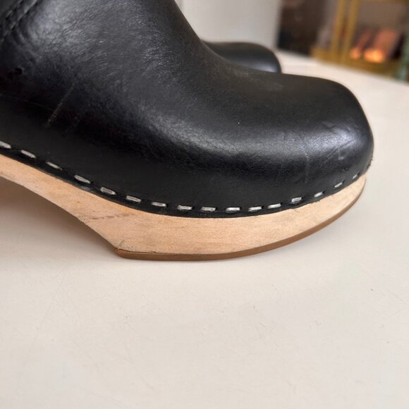 Black Swedish Hasbeens ‘Zip it Emy’ Ankle Boots with Zip Size 8.5 - Picture 5 of 11